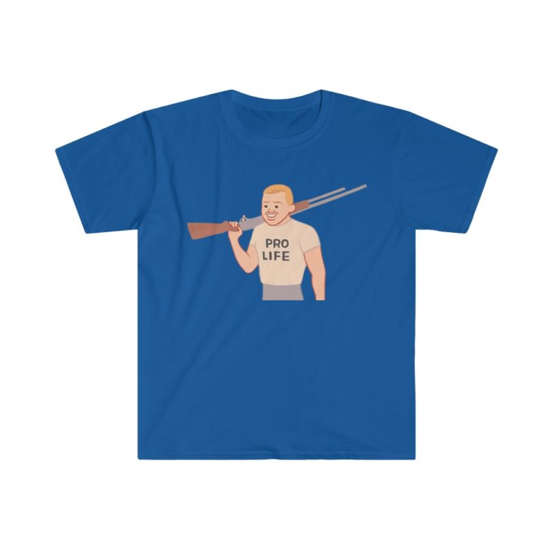 New! Pro Life Gun Guy of Unisex Softstyle T-Shirt - Image 11