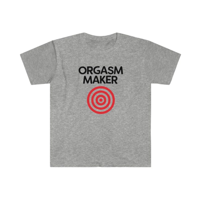 Orgasm Maker Unisex Softstyle Men's Humor T-Shirt - Image 3