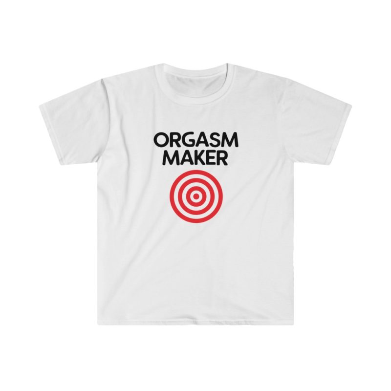 Orgasm Maker Unisex Softstyle Men's Humor T-Shirt - Image 2