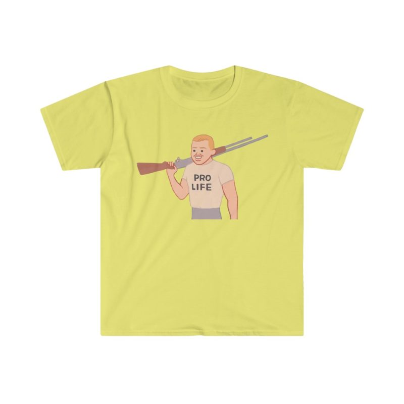 New! Pro Life Gun Guy of Unisex Softstyle T-Shirt - Image 9