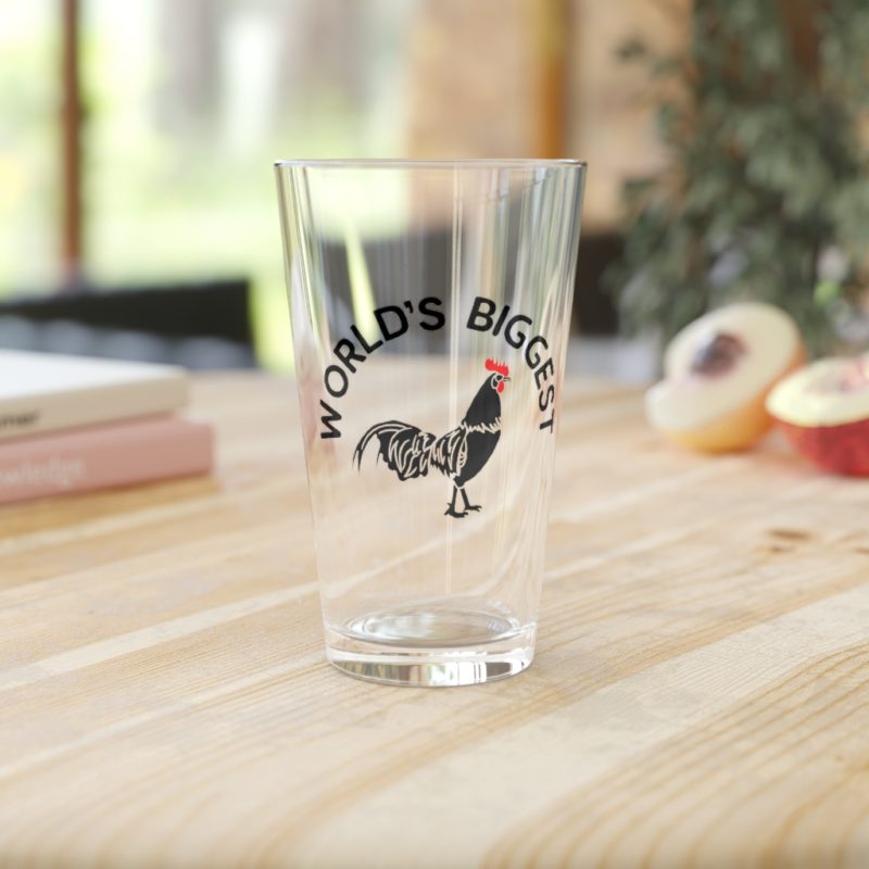 World's Biggest Cock Pint Glass, 16oz - Image 6
