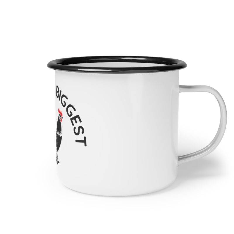 World's Biggest Cock - Enamel Camp Cup - Image 3