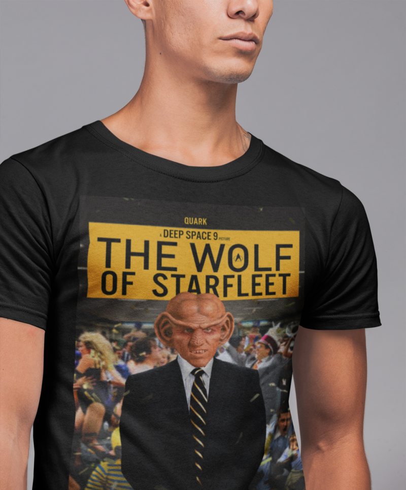 The Wolf of Starfleet - Quark Unisex Jersey Short Sleeve Tee - Image 4