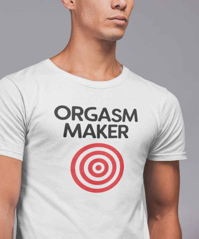Orgasm Maker Unisex Softstyle Men's Humor T-Shirt
