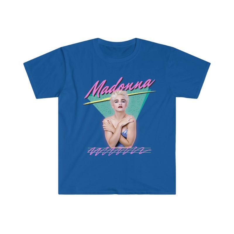Madonna True Blue Era 1986 Inspired Unisex Softstyle T-Shirt - Image 12