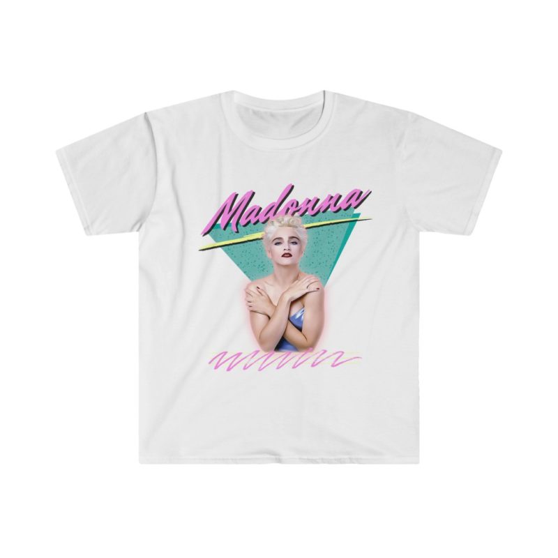 Madonna True Blue Era 1986 Inspired Unisex Softstyle T-Shirt - Image 5