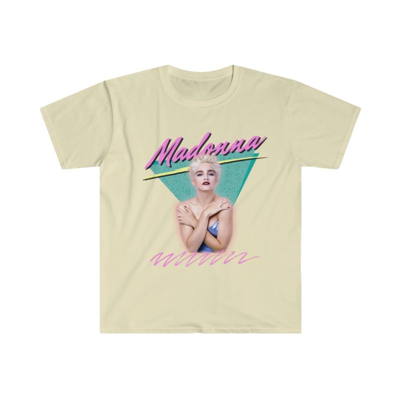 Madonna True Blue Era 1986 Inspired Unisex Softstyle T-Shirt - Image 9