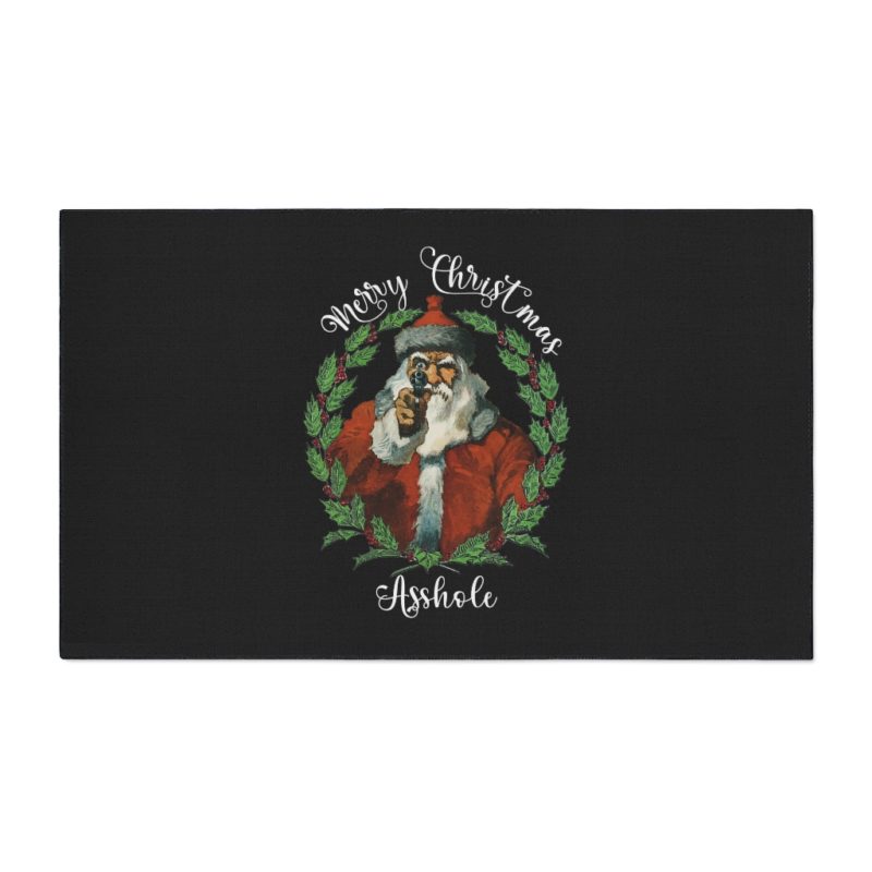 Merry Christmas A**hole - Holiday Heavy Duty Floor Mat - Image 5