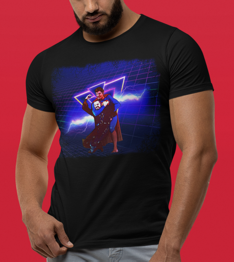 Superman vs General Zod Fan Art Unisex Jersey Short Sleeve Tee - Image 2