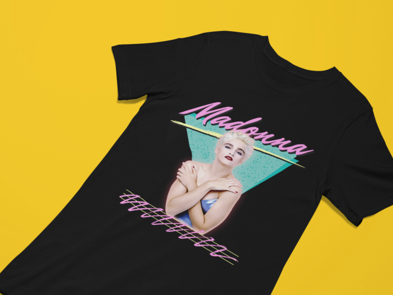 Madonna True Blue Era 1986 Inspired Unisex Softstyle T-Shirt - Image 3