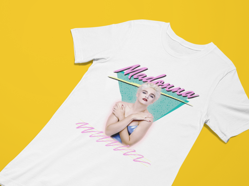 Madonna True Blue Era 1986 Inspired Unisex Softstyle T-Shirt - Image 13