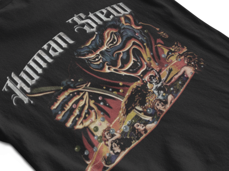 Human Stew Retro Unisex T-Shirt - Image 4