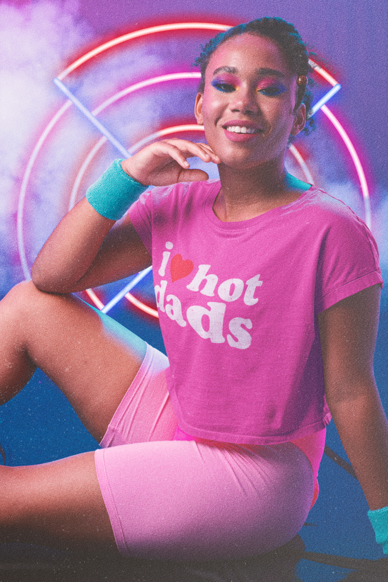 I love hot dads - Unisex Jersey Short Sleeve Tee - Image 4
