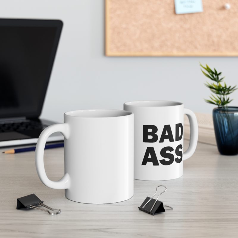 The Boys - BAD ASS - Ceramic Coffee Cup, 11oz - Image 4