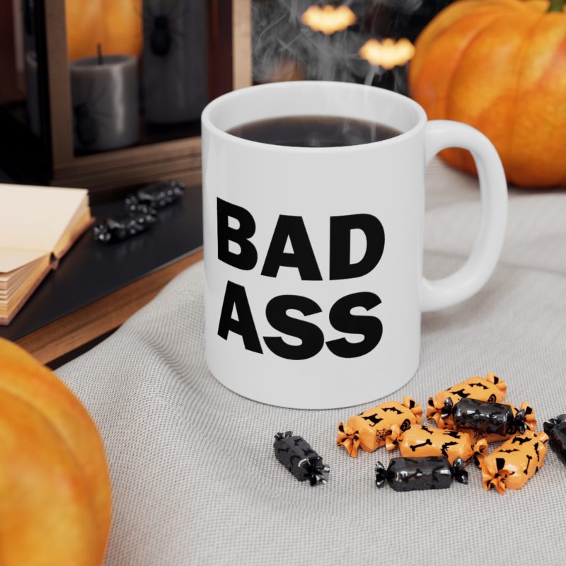 The Boys - BAD ASS - Ceramic Coffee Cup, 11oz - Image 8