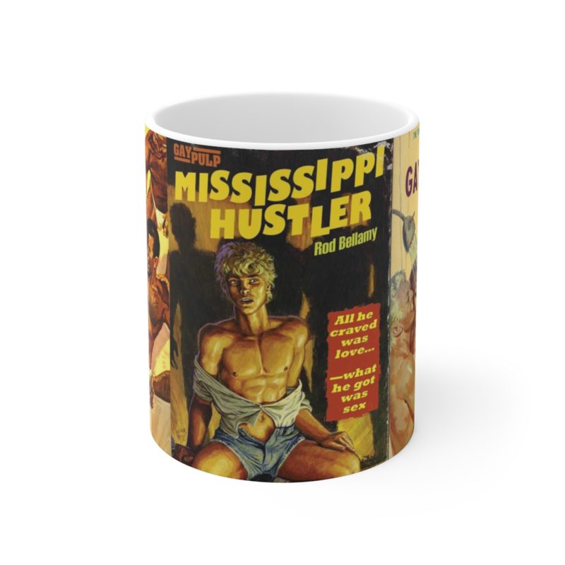 Gay Pulp Fiction Ceramic Mug 11oz - Queer Pulp Covers Coffee Mug