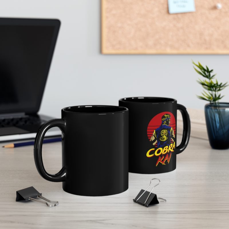 Cobra Kai 11oz Black Coffee Mug | Cobra Kai Tea Mug | Cobra Kai Hot Chocolate Black Mug - Image 5