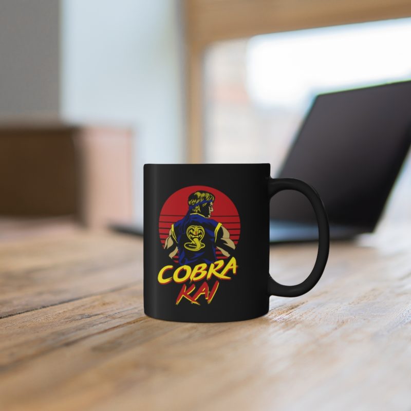 Cobra Kai 11oz Black Coffee Mug | Cobra Kai Tea Mug | Cobra Kai Hot Chocolate Black Mug - Image 6