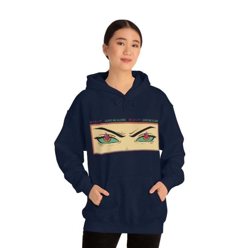 Leave Me Alone Anime Japanese Streetwear Unisex Heavy Blend™ Hooded Sweatshirt - Image 18