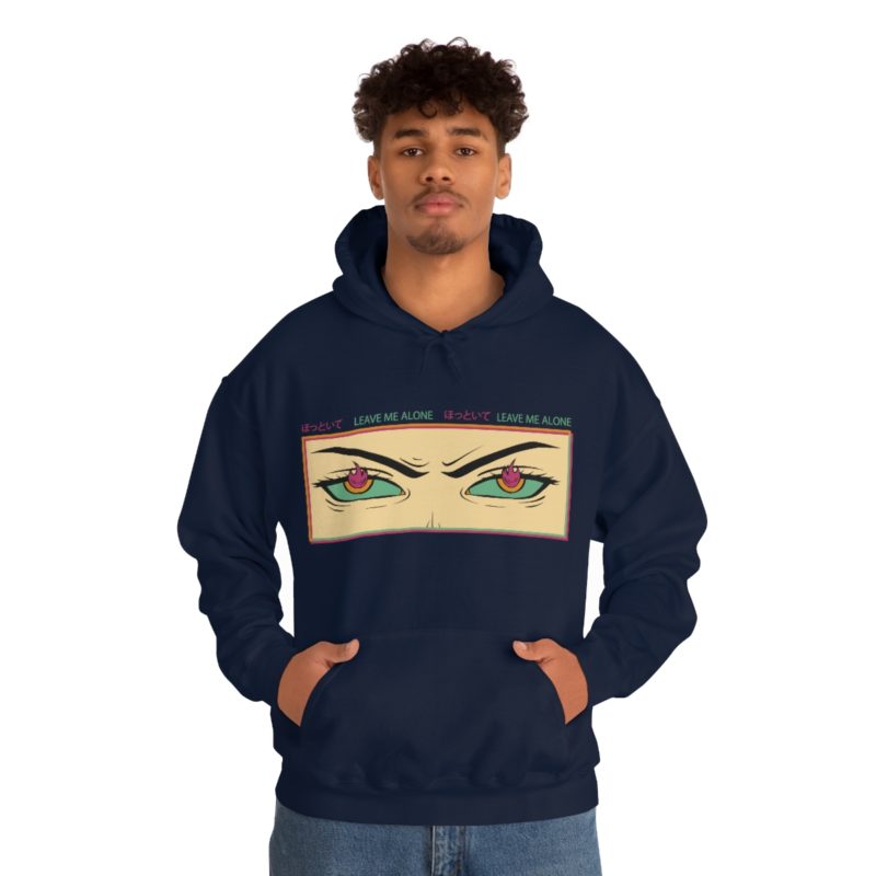 Leave Me Alone Anime Japanese Streetwear Unisex Heavy Blend™ Hooded Sweatshirt - Image 19