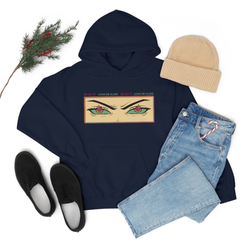 Leave Me Alone Anime Japanese Streetwear Unisex Heavy Blend™ Hooded Sweatshirt - Image 23