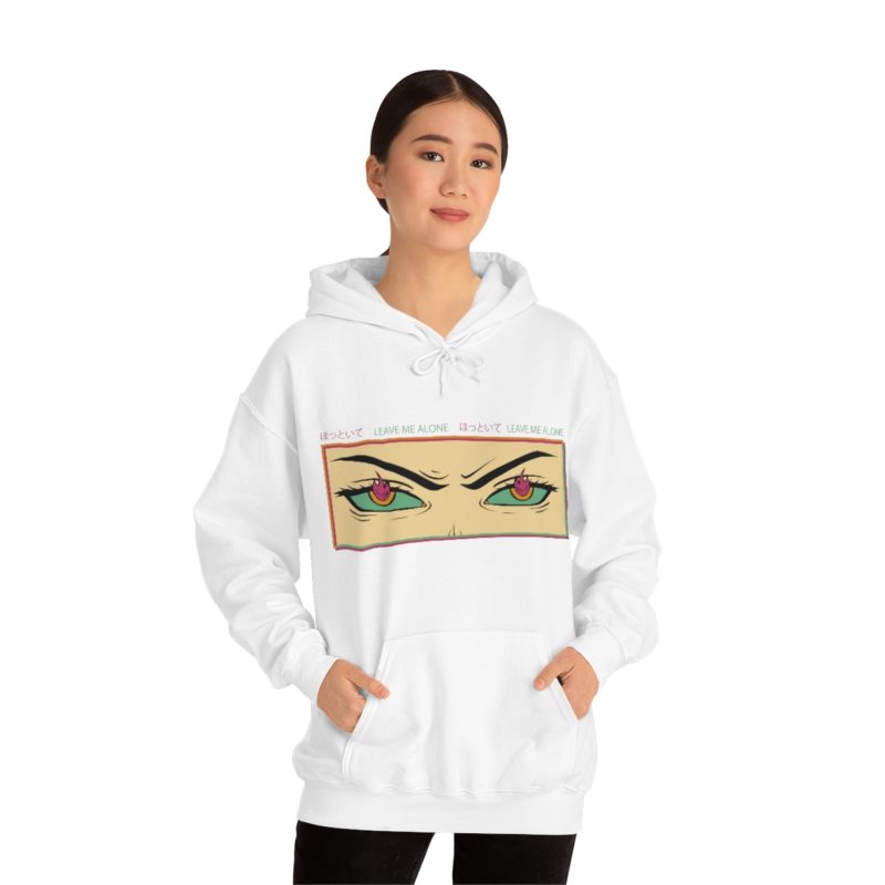 Leave Me Alone Anime Japanese Streetwear Unisex Heavy Blend™ Hooded Sweatshirt - Image 10
