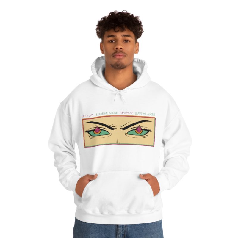 Leave Me Alone Anime Japanese Streetwear Unisex Heavy Blend™ Hooded Sweatshirt - Image 11