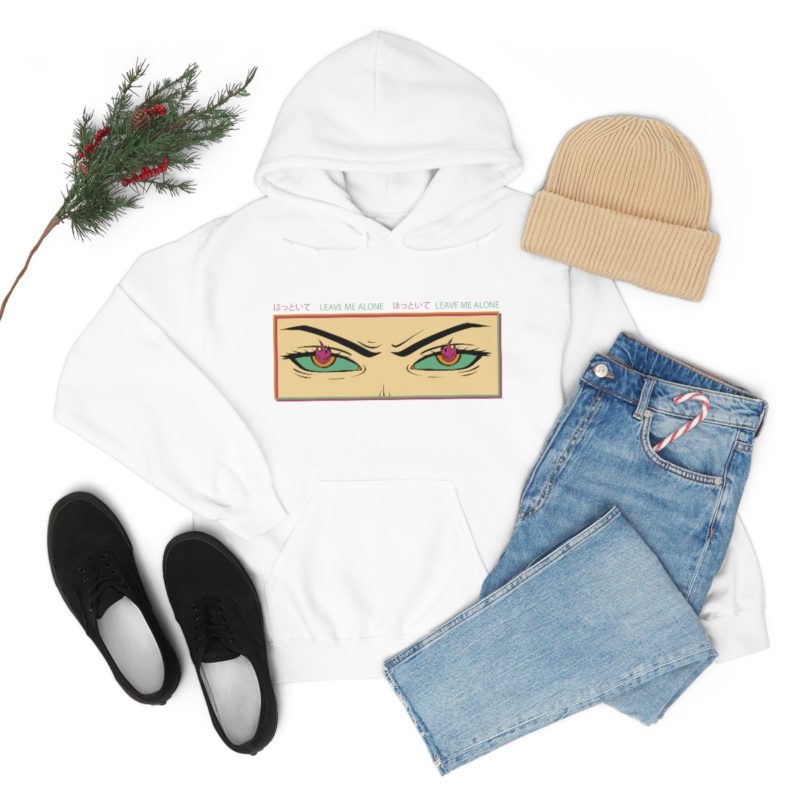 Leave Me Alone Anime Japanese Streetwear Unisex Heavy Blend™ Hooded Sweatshirt - Image 15