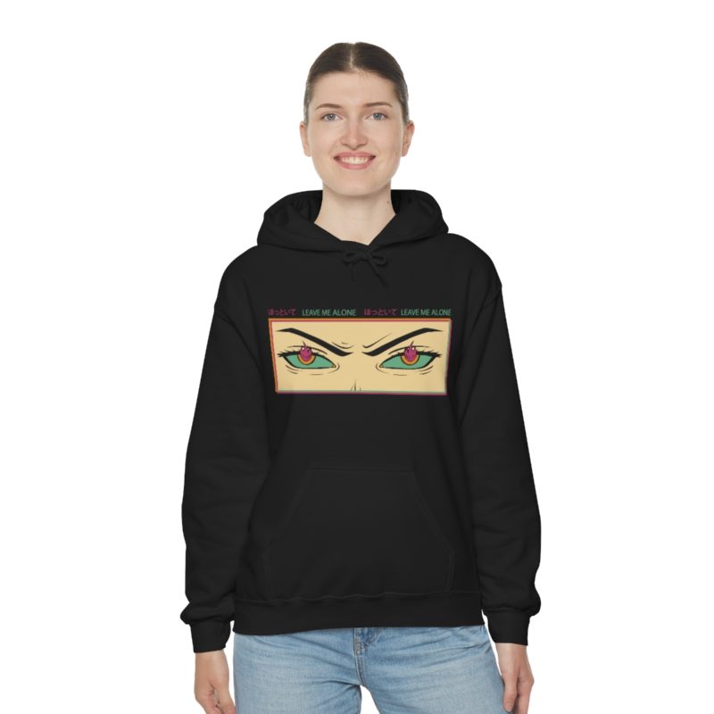 Leave Me Alone Anime Japanese Streetwear Unisex Heavy Blend™ Hooded Sweatshirt - Image 4