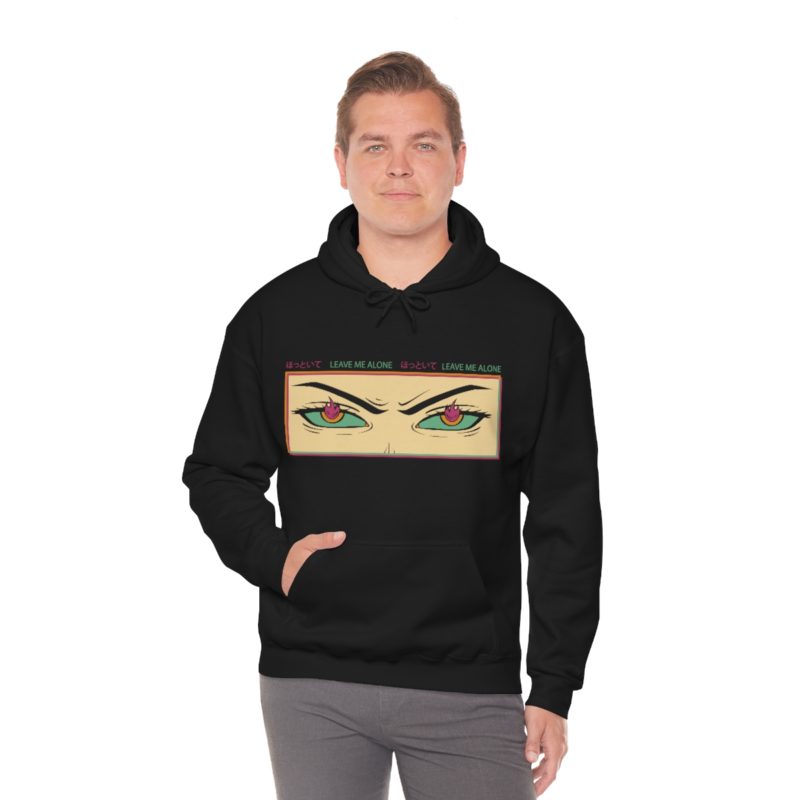 Leave Me Alone Anime Japanese Streetwear Unisex Heavy Blend™ Hooded Sweatshirt - Image 5