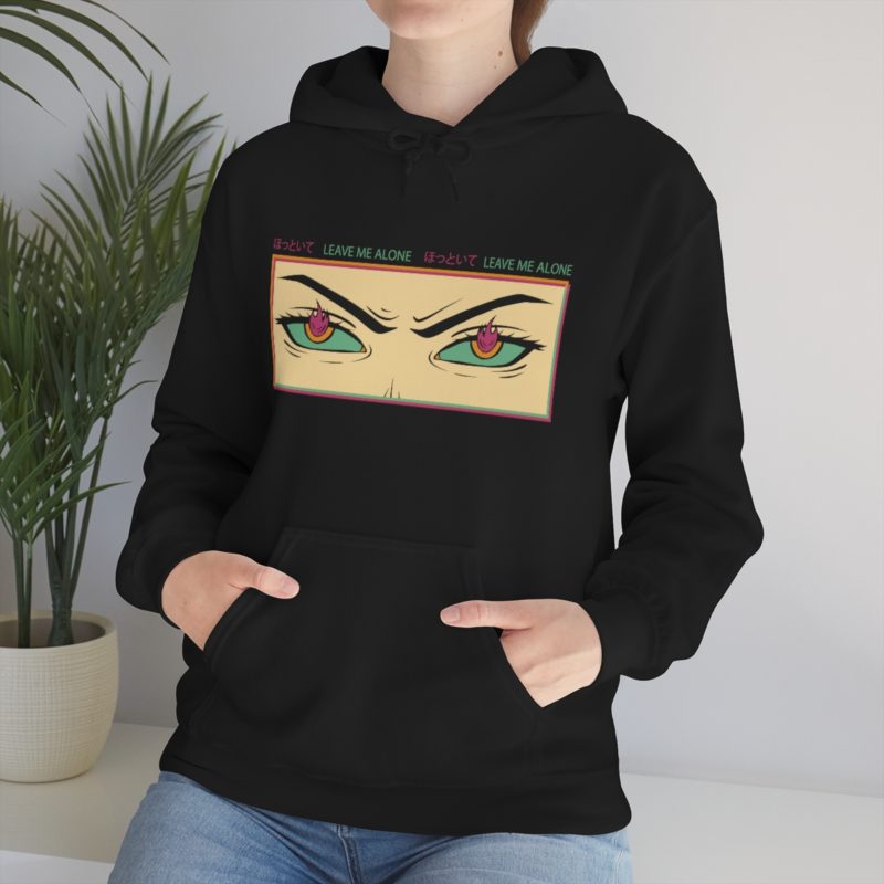Leave Me Alone Anime Japanese Streetwear Unisex Heavy Blend™ Hooded Sweatshirt - Image 6
