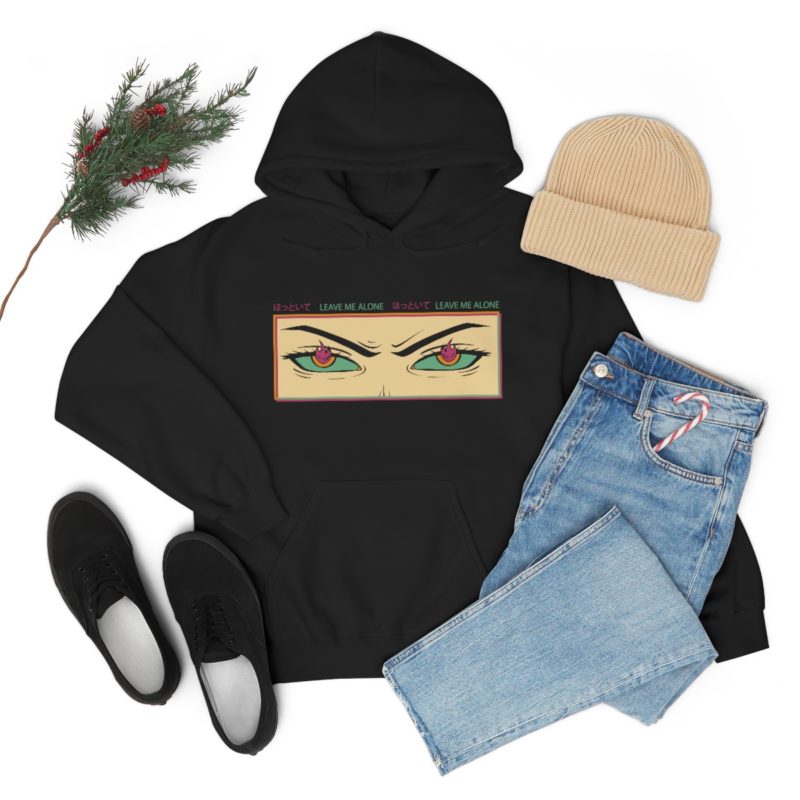 Leave Me Alone Anime Japanese Streetwear Unisex Heavy Blend™ Hooded Sweatshirt - Image 7