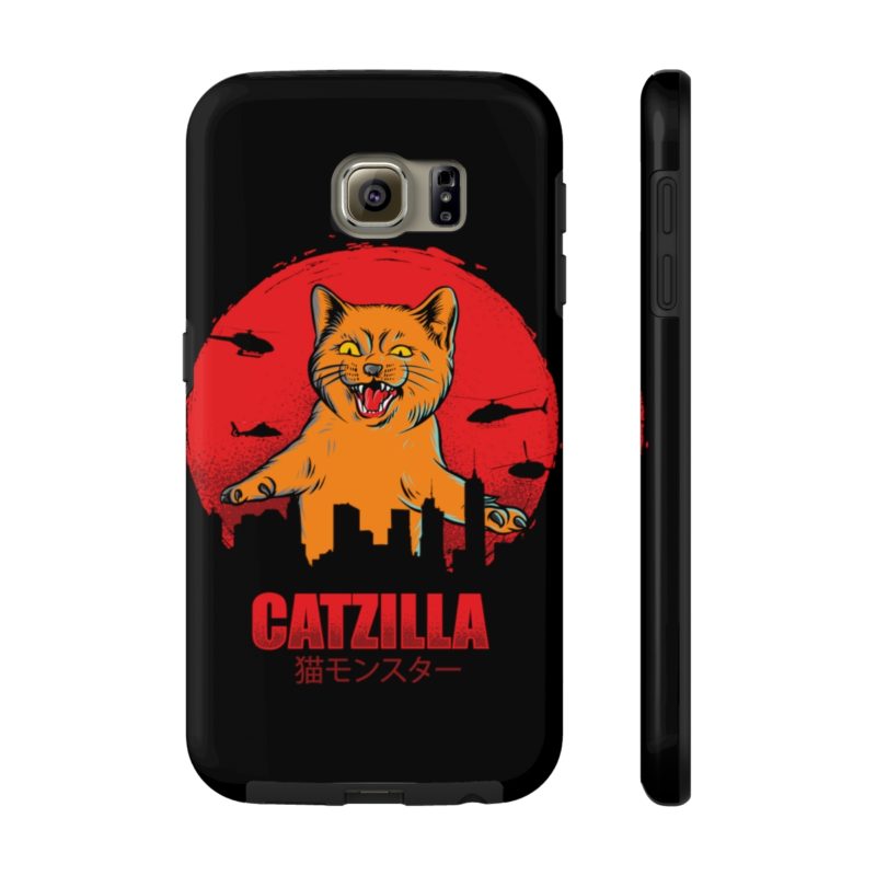 Furious Orange Catzilla - Tough Phone Cases, Case-Mate - Image 31