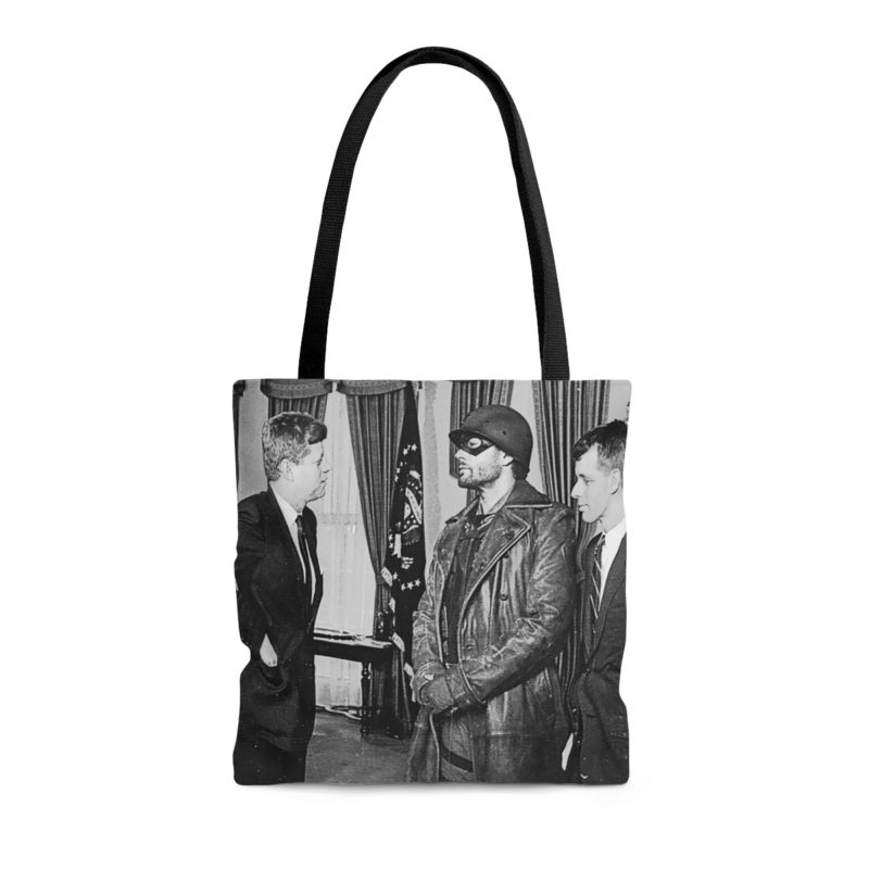 When Soldier Boy meets John and Bobby Kennedy 1960s -AOP Tote Bag