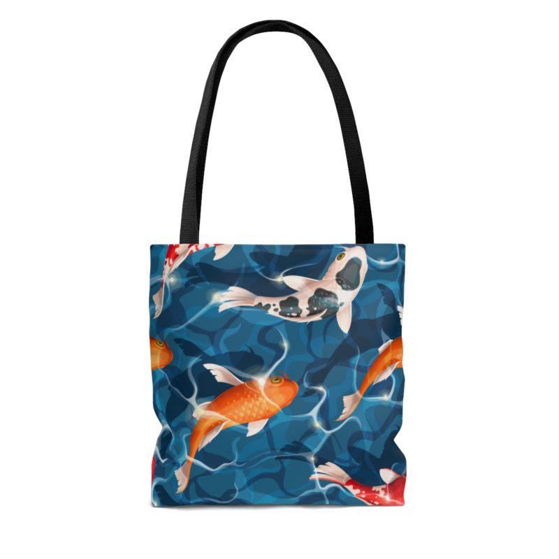 Koi fish underwater AOP Tote Bag - Image 4