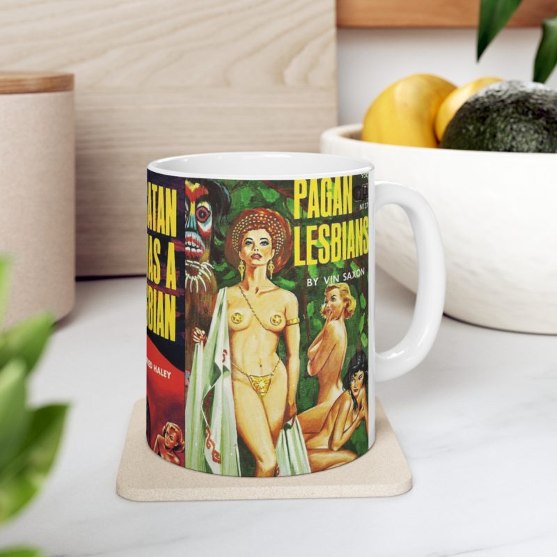 Lesbian Pulp Ceramic Mug 11oz - Image 7