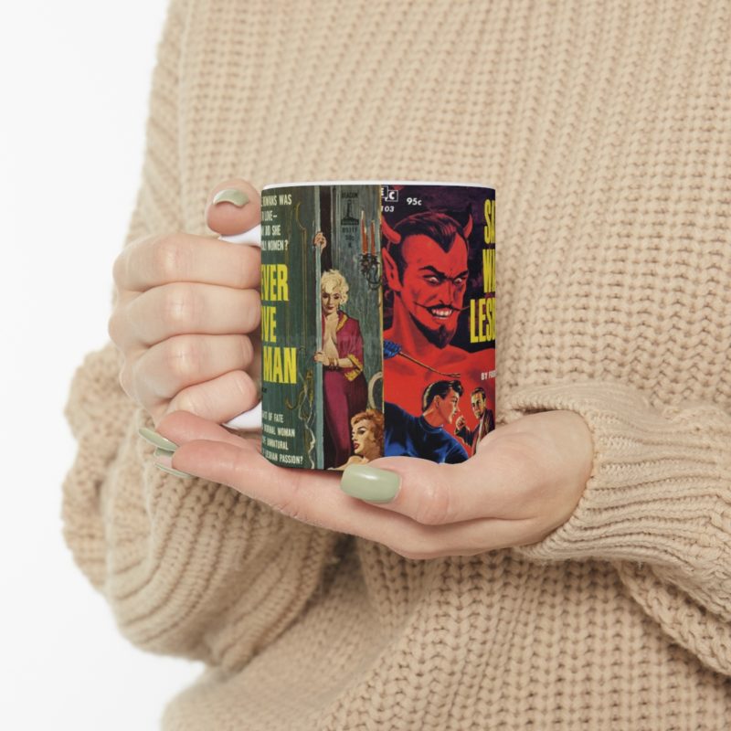Lesbian Pulp Ceramic Mug 11oz - Image 10