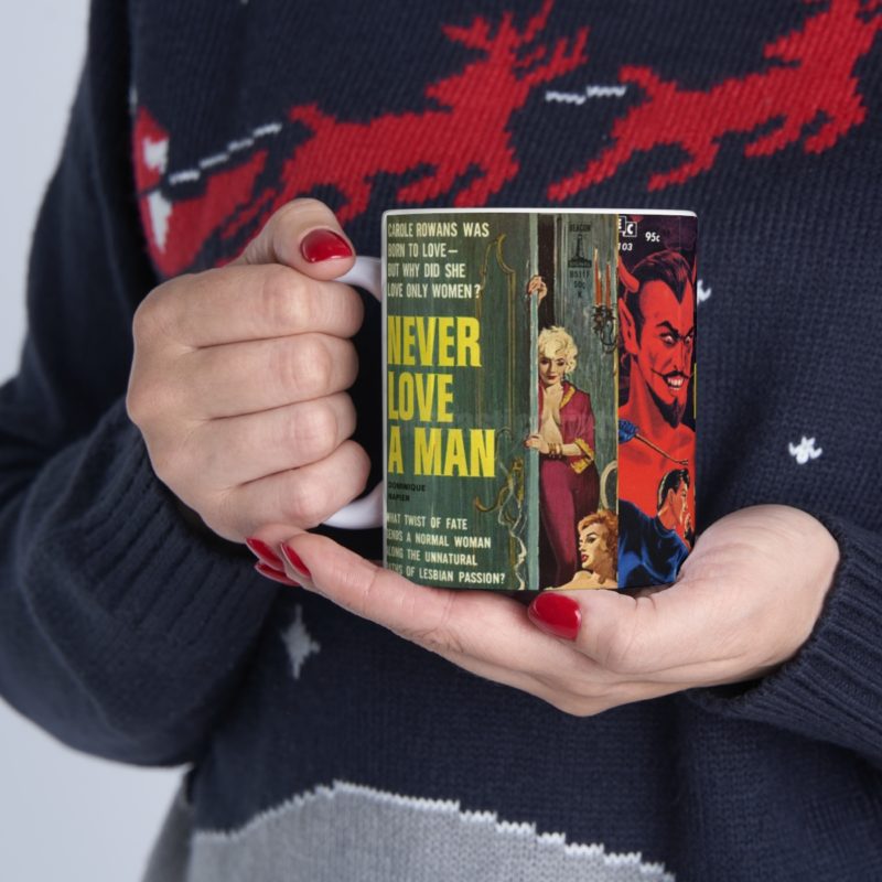 Lesbian Pulp Ceramic Mug 11oz - Image 11