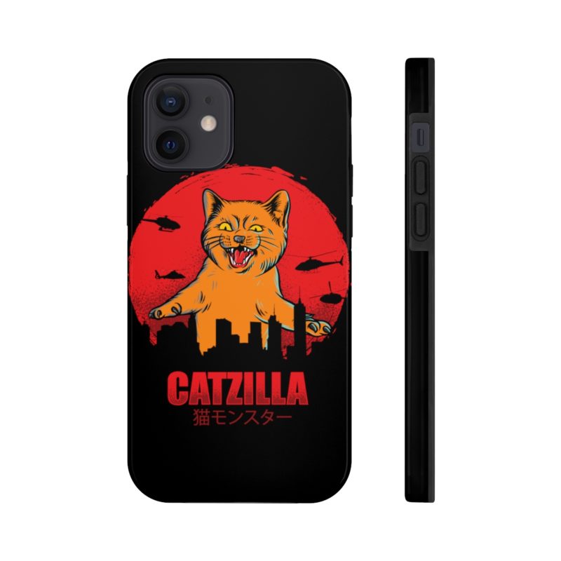 Furious Orange Catzilla - Tough Phone Cases, Case-Mate - Image 13
