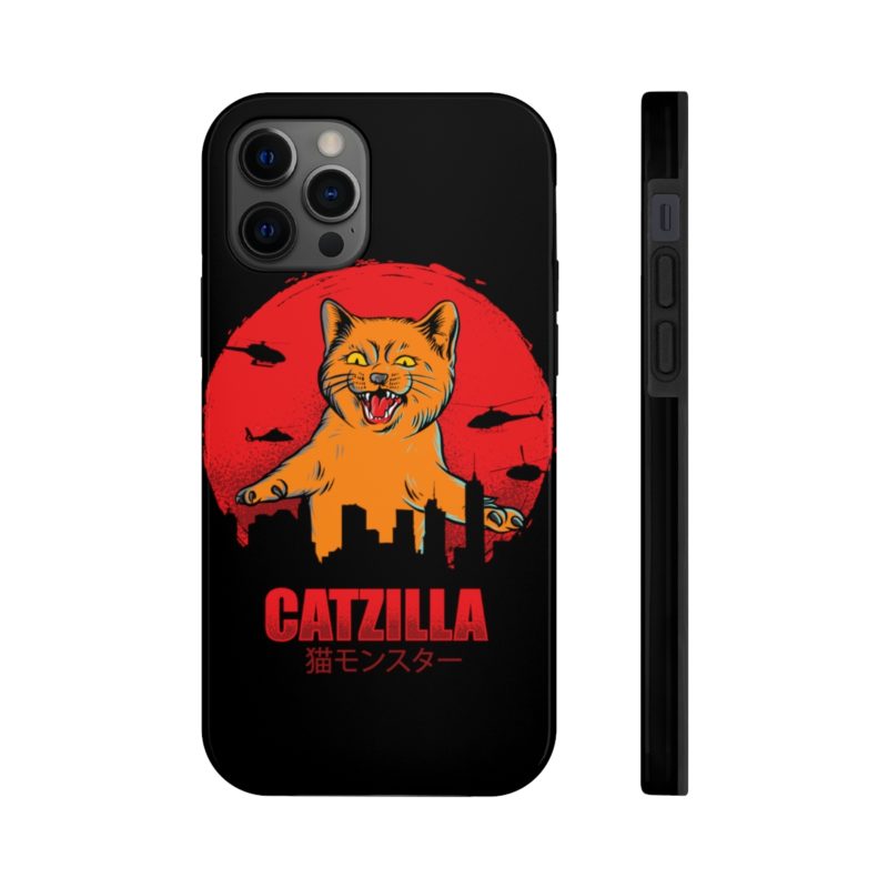 Furious Orange Catzilla - Tough Phone Cases, Case-Mate - Image 17