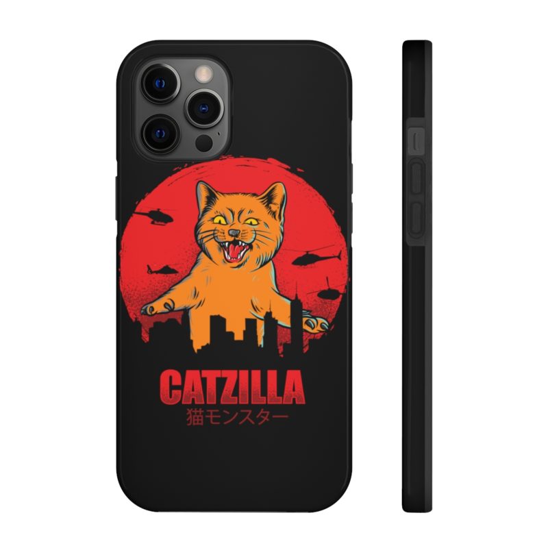 Furious Orange Catzilla - Tough Phone Cases, Case-Mate - Image 19