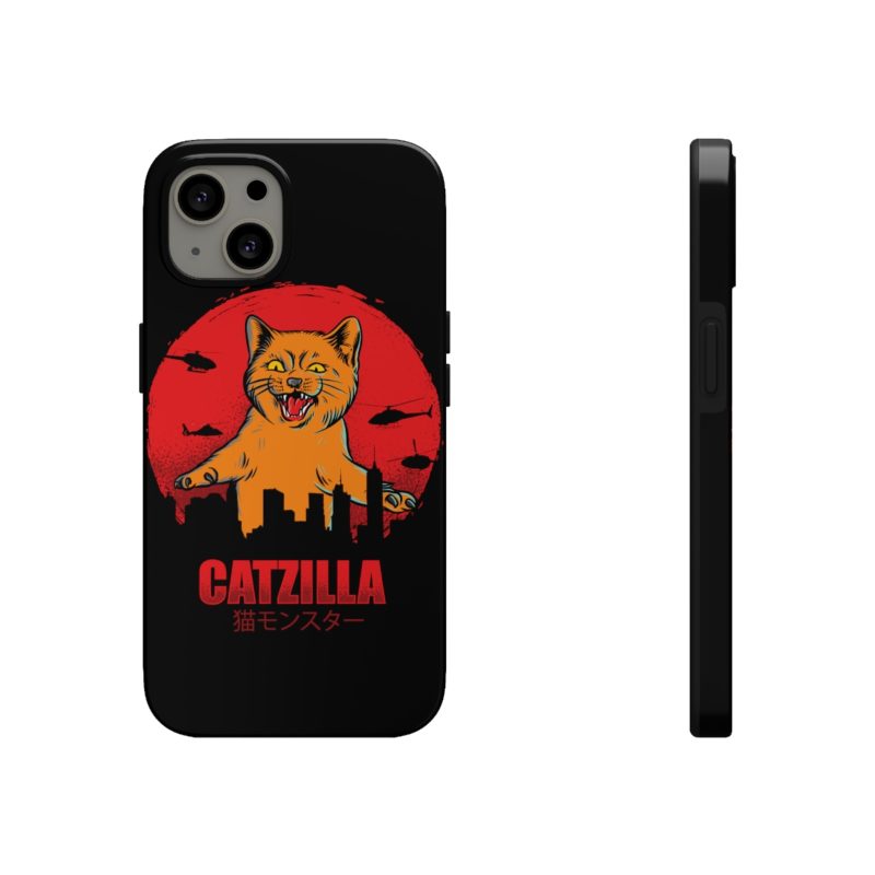 Furious Orange Catzilla - Tough Phone Cases, Case-Mate - Image 7