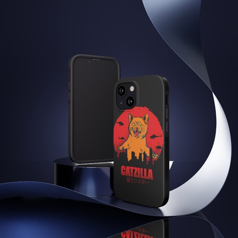 Furious Orange Catzilla - Tough Phone Cases, Case-Mate - Image 10