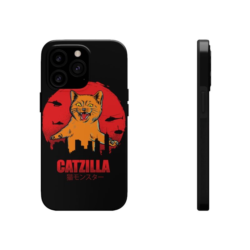 Furious Orange Catzilla - Tough Phone Cases, Case-Mate