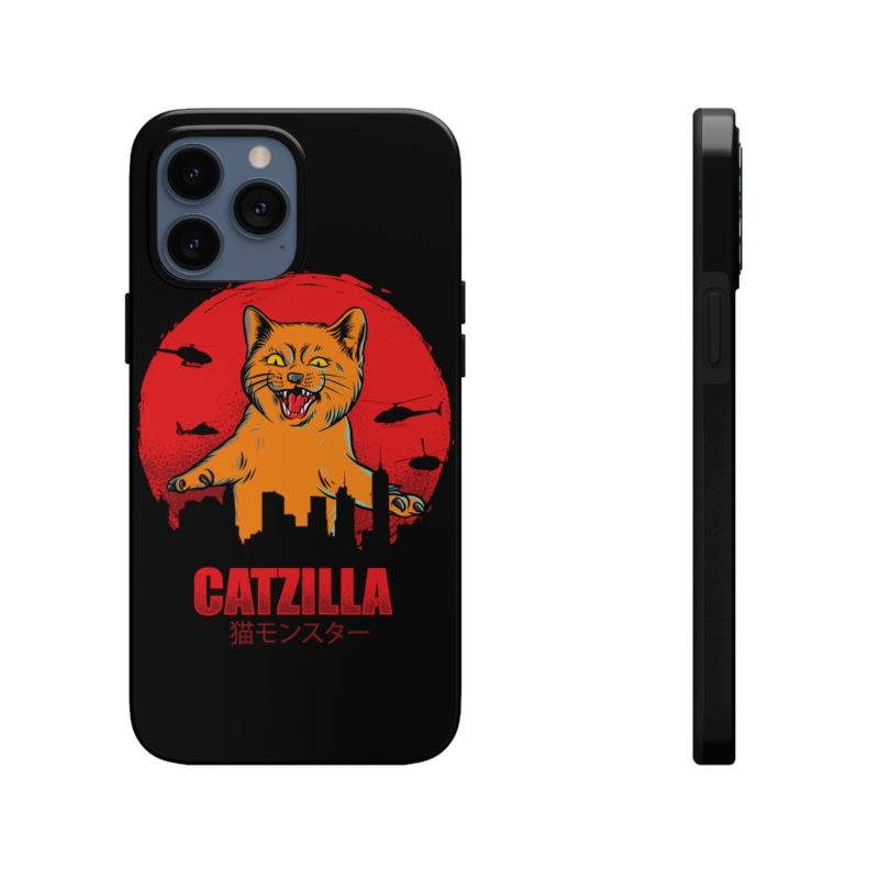 Furious Orange Catzilla - Tough Phone Cases, Case-Mate - Image 11
