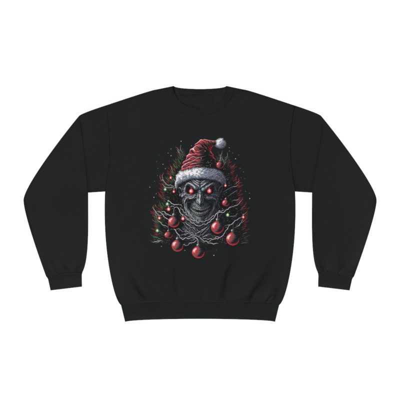 Demon Santa Monster Ugly Christmas Unisex NuBlend® Crewneck Sweatshirt