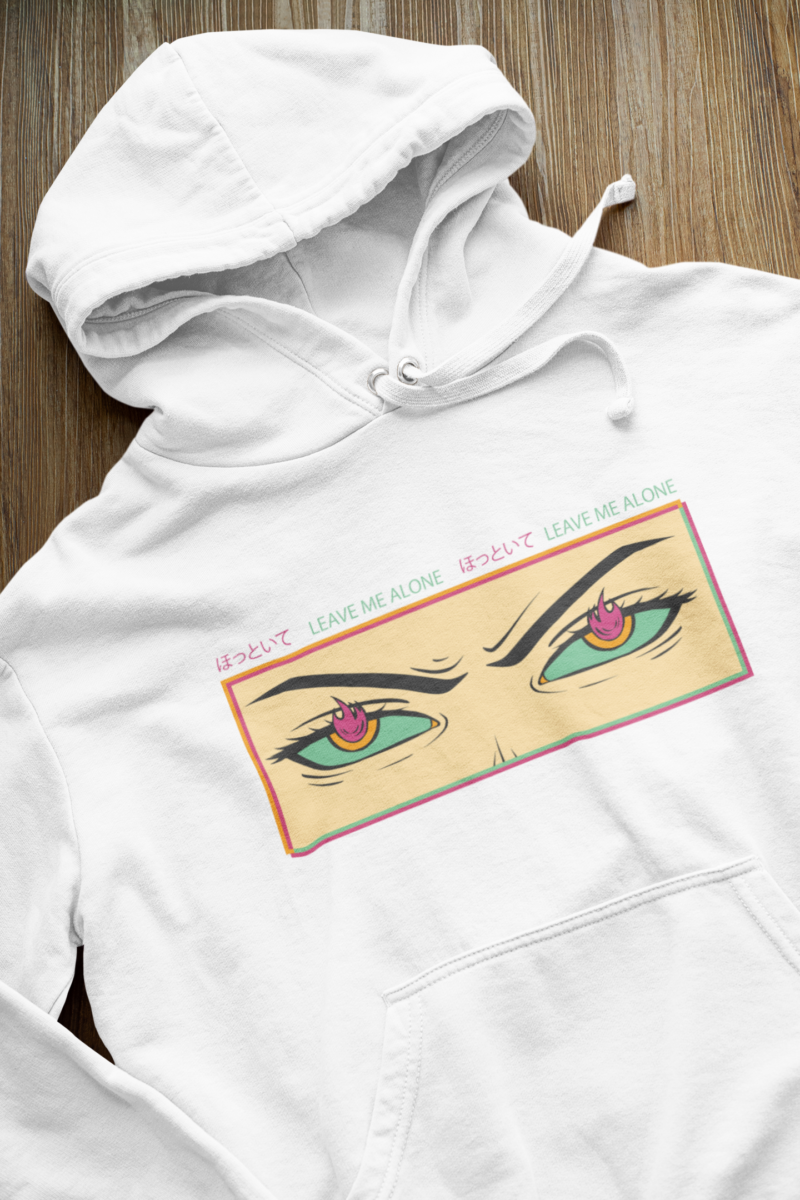 Leave Me Alone Anime Japanese Streetwear Unisex Heavy Blend™ Hooded Sweatshirt
