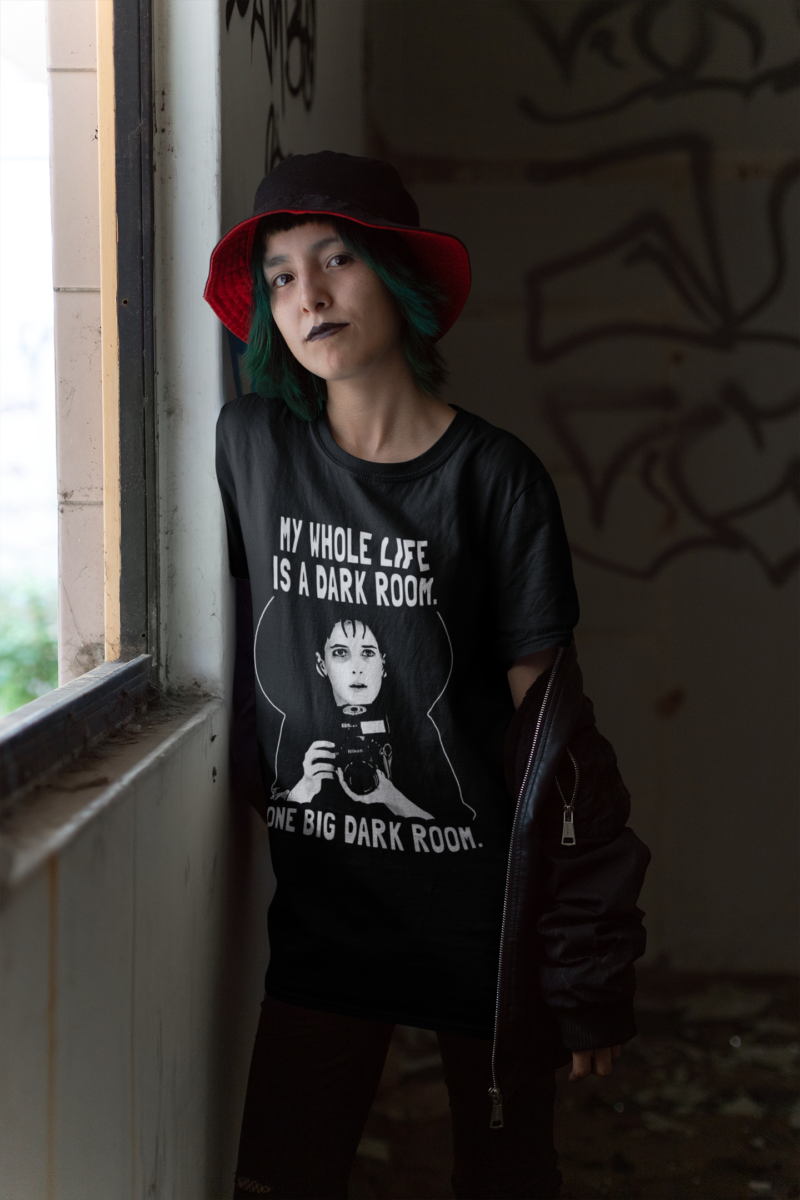 Lydia Deetz My whole life is a dark room. One big dark room. Unisex Jersey Short Sleeve Tee - Image 3