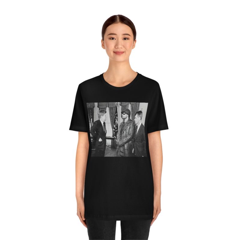 When Soldier Boy met John and Bobby Kennedy 1960s Unisex Jersey Short Sleeve Tee - Image 2