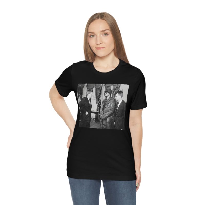 When Soldier Boy met John and Bobby Kennedy 1960s Unisex Jersey Short Sleeve Tee - Image 4